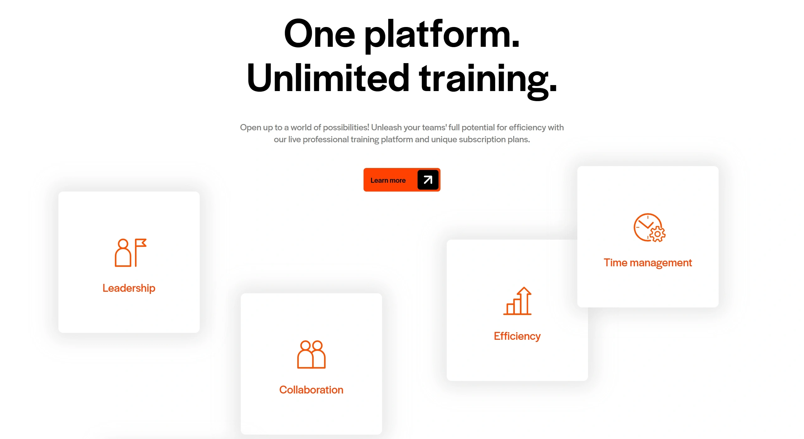 Talamus Секция «Призыв к действию» с сайта https://talamus.pro/en/, тематика — SaaS, цвета — Белый, Серый, стиль — Корпоративный, Карточный, типографика — Без засечек