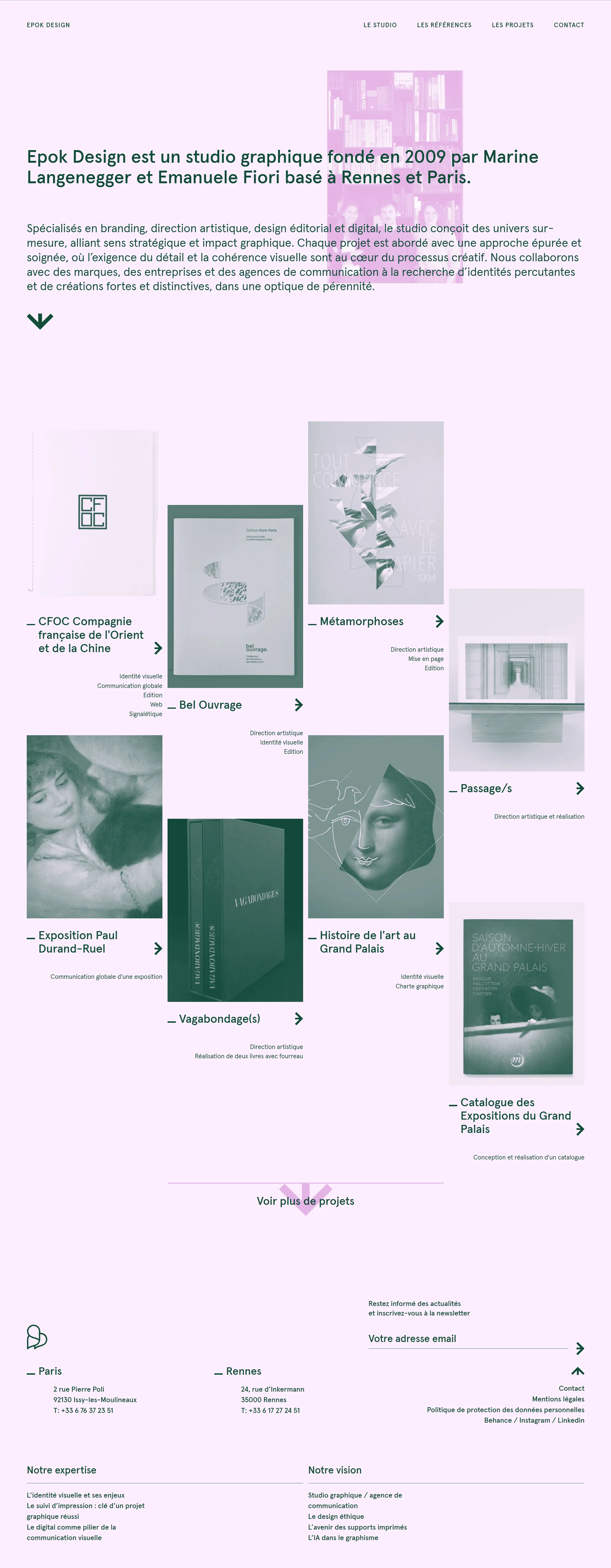 Epok Design Главная Epok Design, тематика — Дизайн, цвета — Белый, стиль — Минимализм, типографика — Без засечек