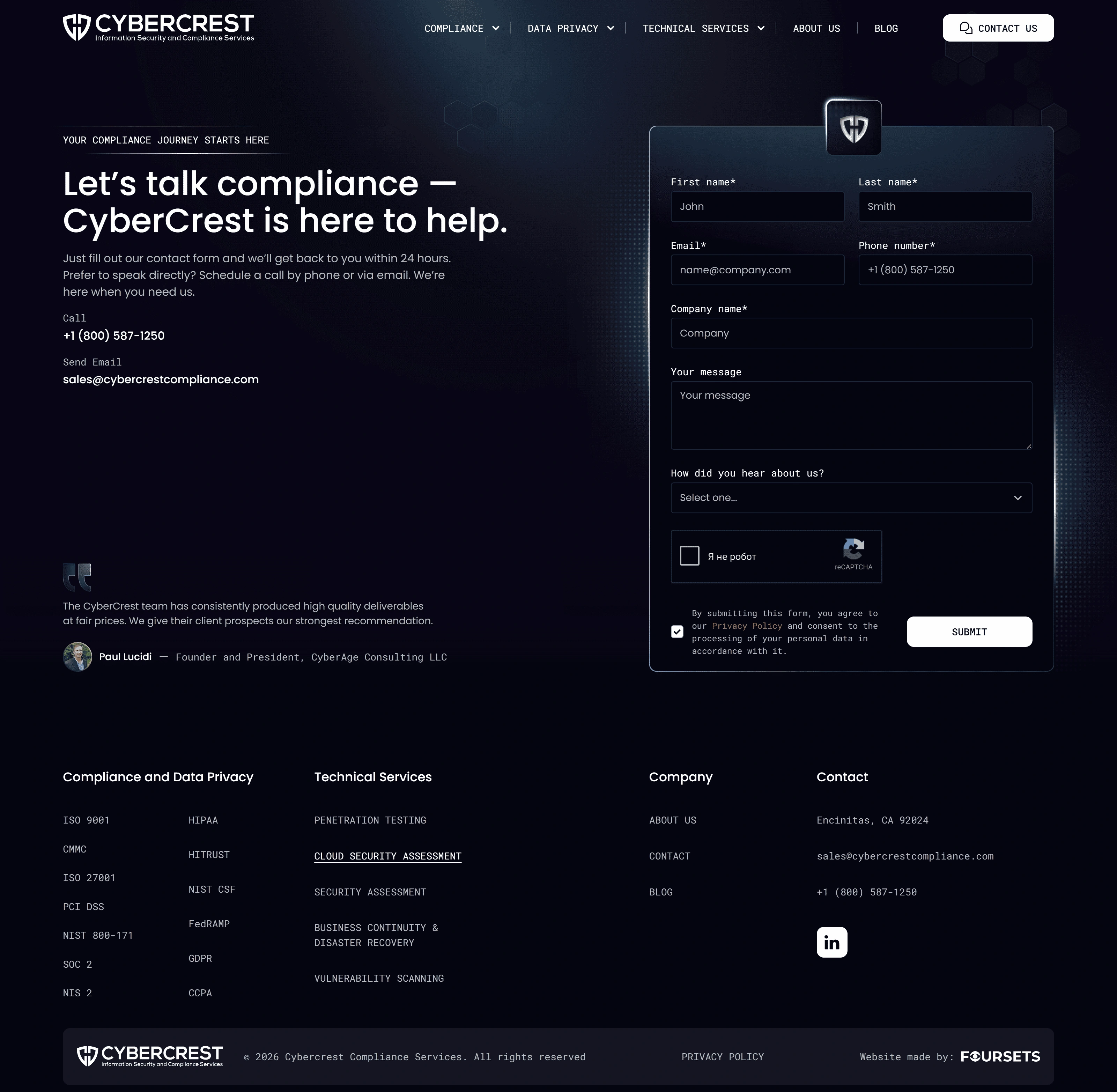 CyberCrest Контакты CyberCrest, тематика — IT и программное обеспечение, цвета — Черный, стиль — Корпоративный, Минимализм, типографика — Без засечек