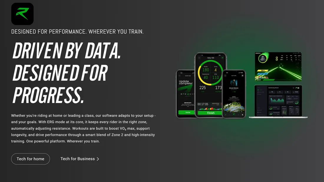 Секция «О продукте» с сайта https://energym.io/, тематика — Здоровье и фитнес, IT и программное обеспечение, цвета — Черный, Серый, стиль — Корпоративный, Минимализм, типографика — Без засечек