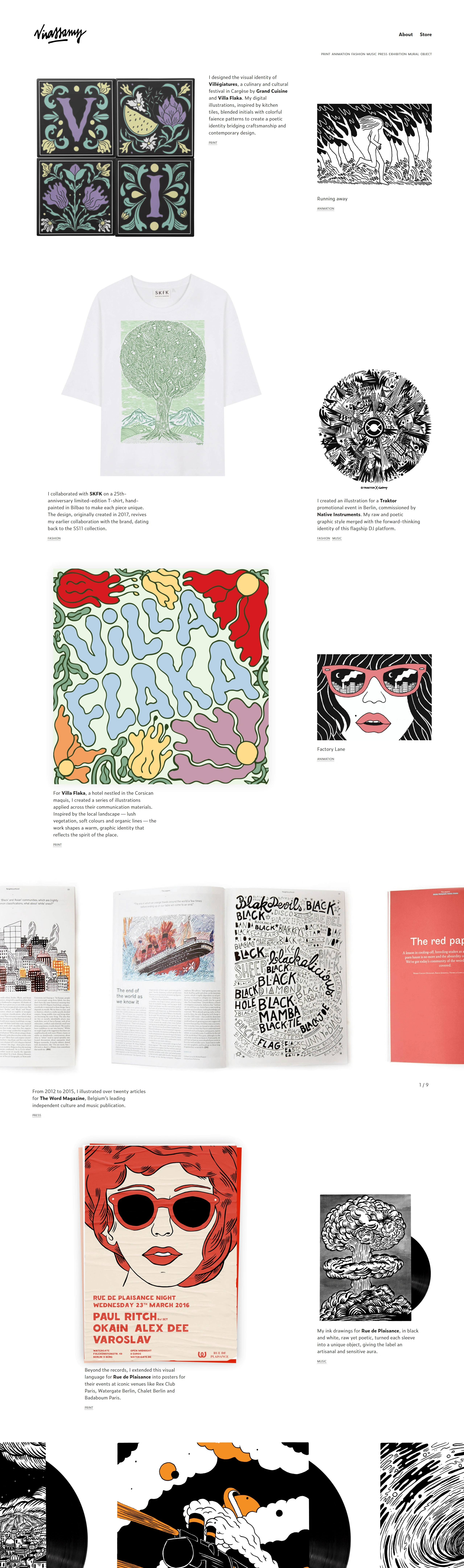 Virassamy Каталог Virassamy, тематика — Дизайн, цвета — Белый, Серый, стиль — Рисованный, Ретро, типографика — С засечками, Декоративные