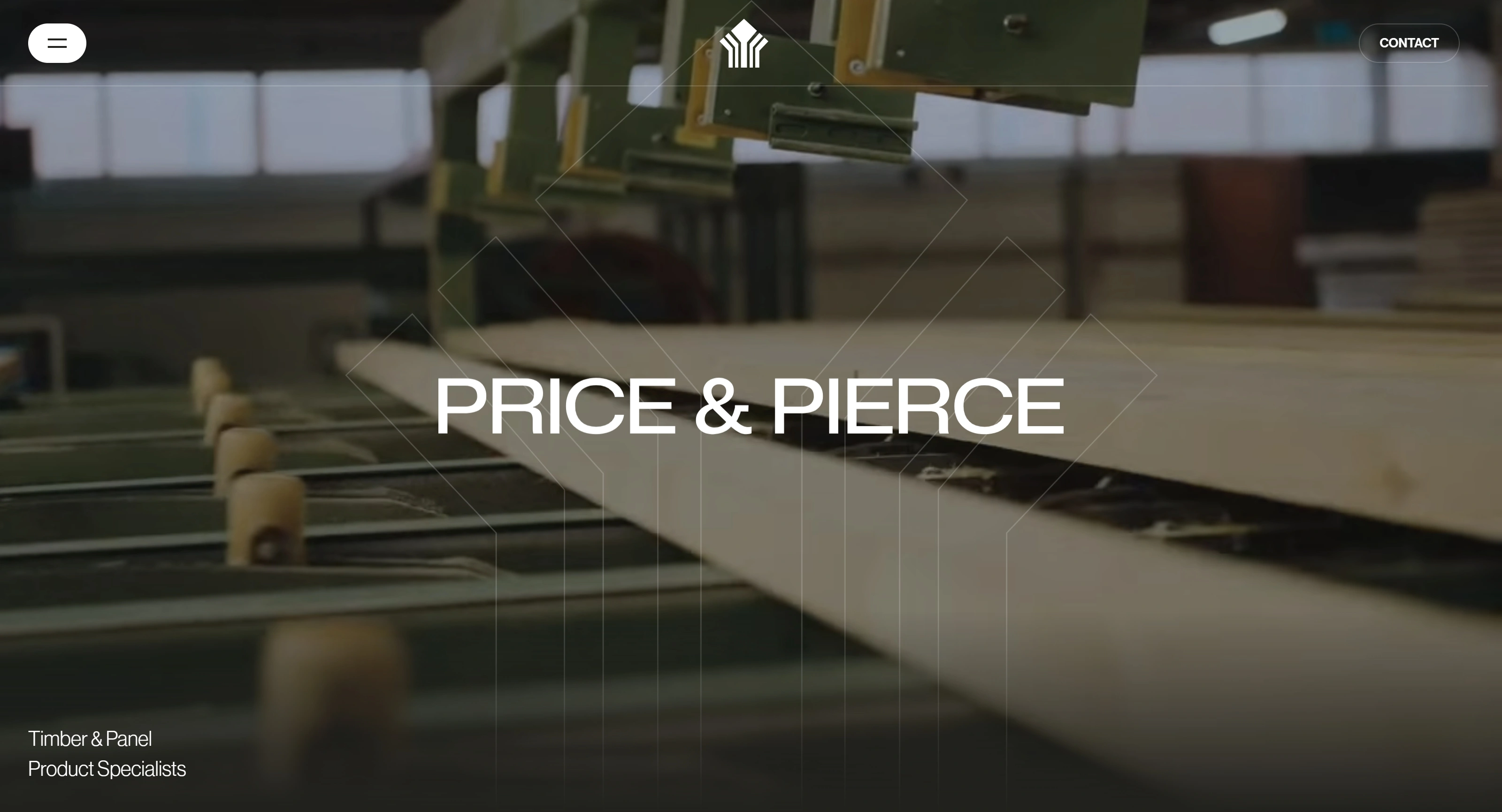 Price & Pierce Секция «Первый экран» с сайта https://www.price-pierce.co.uk/, тематика — Другое, цвета — Черный, Серый, стиль — Корпоративный, Минимализм, типографика — Без засечек