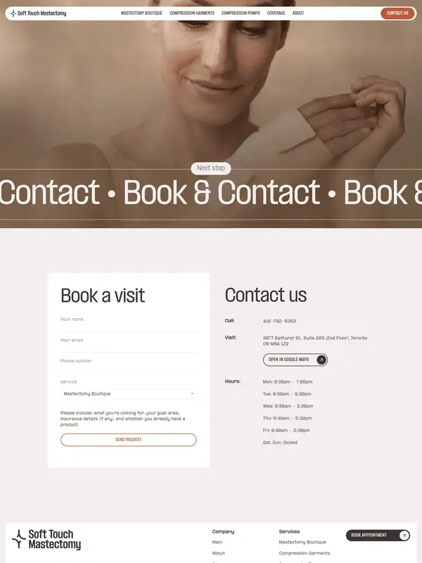 Контакты Soft Touch, тематика — Здоровье и фитнес, цвета — Белый, Серый, стиль — Корпоративный, Минимализм, типографика — Без засечек