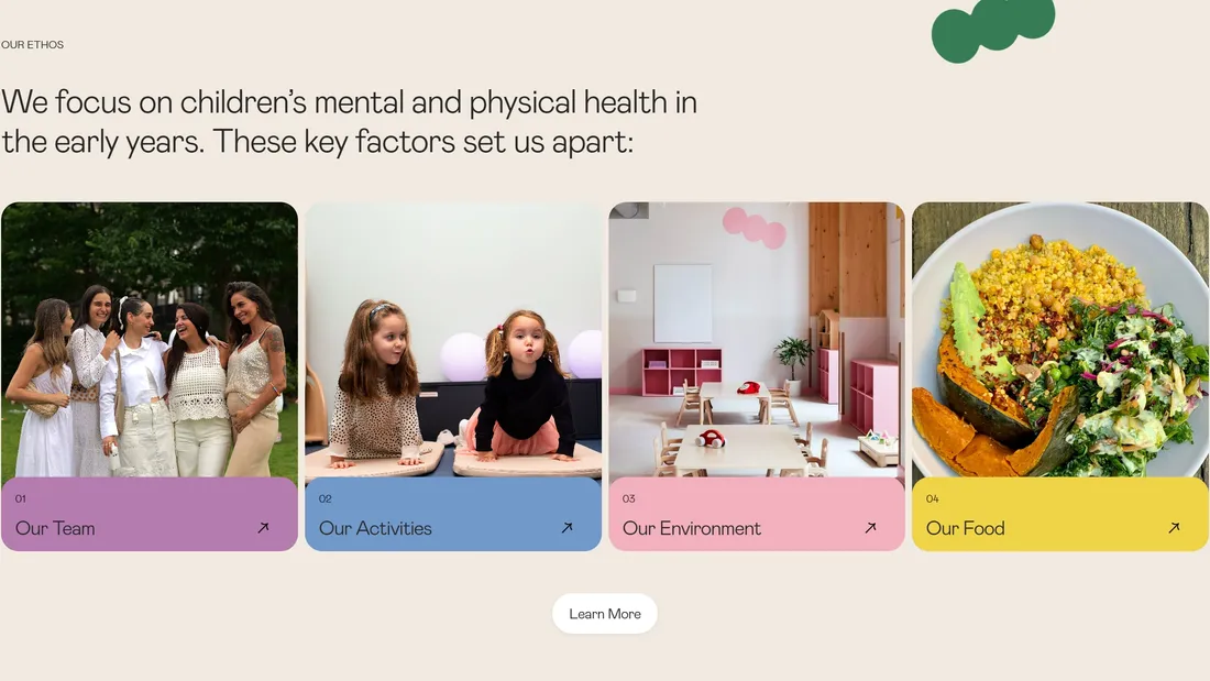 Секция «Преимущества» с сайта https://www.meplace.co/, тематика — Образование, Здоровье и фитнес, цвета — Белый, Серый, стиль — Минимализм, типографика — Без засечек