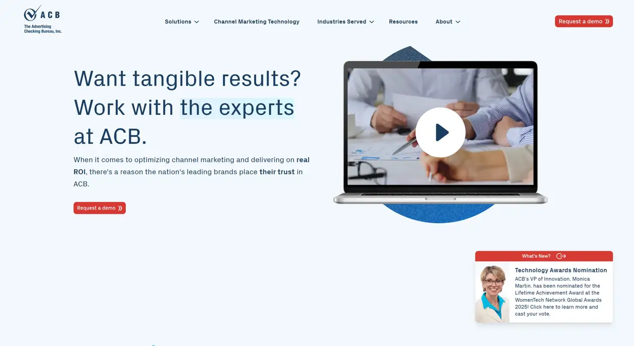 Секция «Первый экран» с сайта https://www.acbcoop.com/, тематика — Бизнес и профессиональные услуги, цвета — Белый, Серый, стиль — Корпоративный, Минимализм, типографика — Без засечек