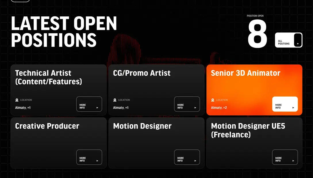 Секция «Кейсы» с сайта https://chillbase.net/, тематика — Дизайн, цвета — Черный, стиль — Корпоративный, типографика — Без засечек