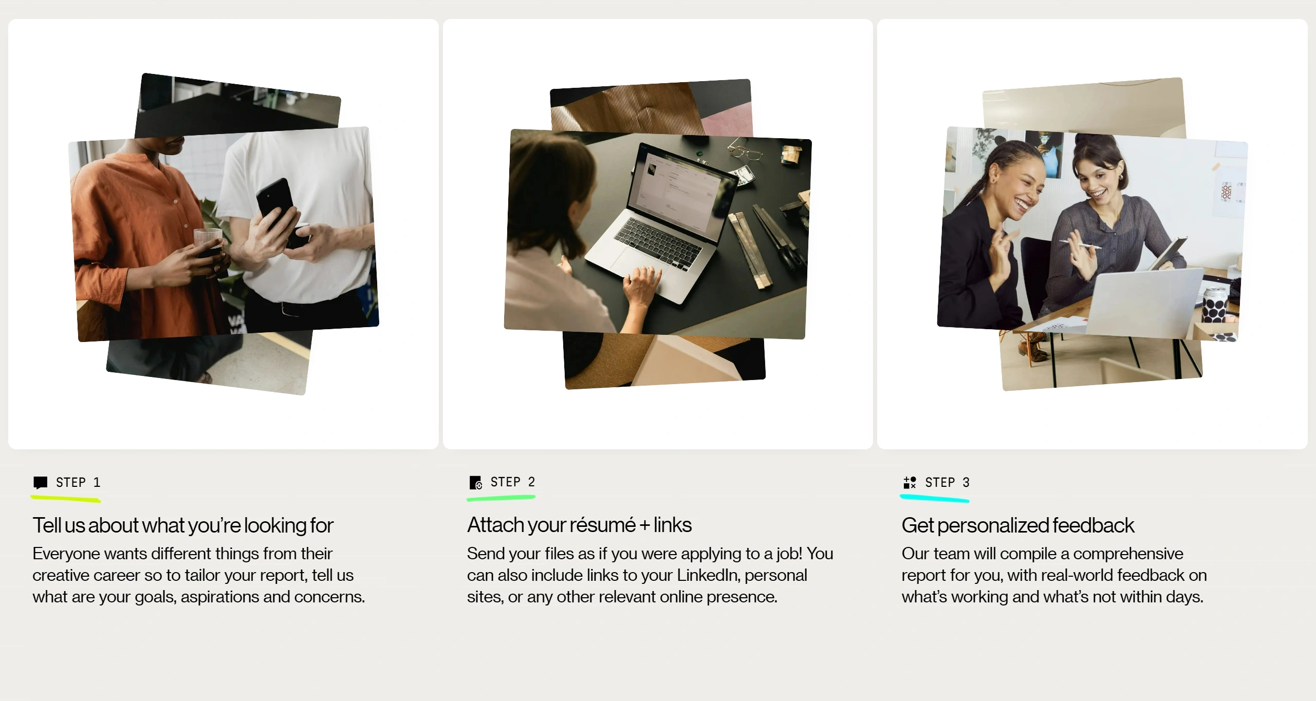 SuperHi.cv Секция «Этапы» с сайта https://www.superhi.cv/, тематика — Бизнес и профессиональные услуги, цвета — Белый, Серый, стиль — Минимализм, типографика — Без засечек