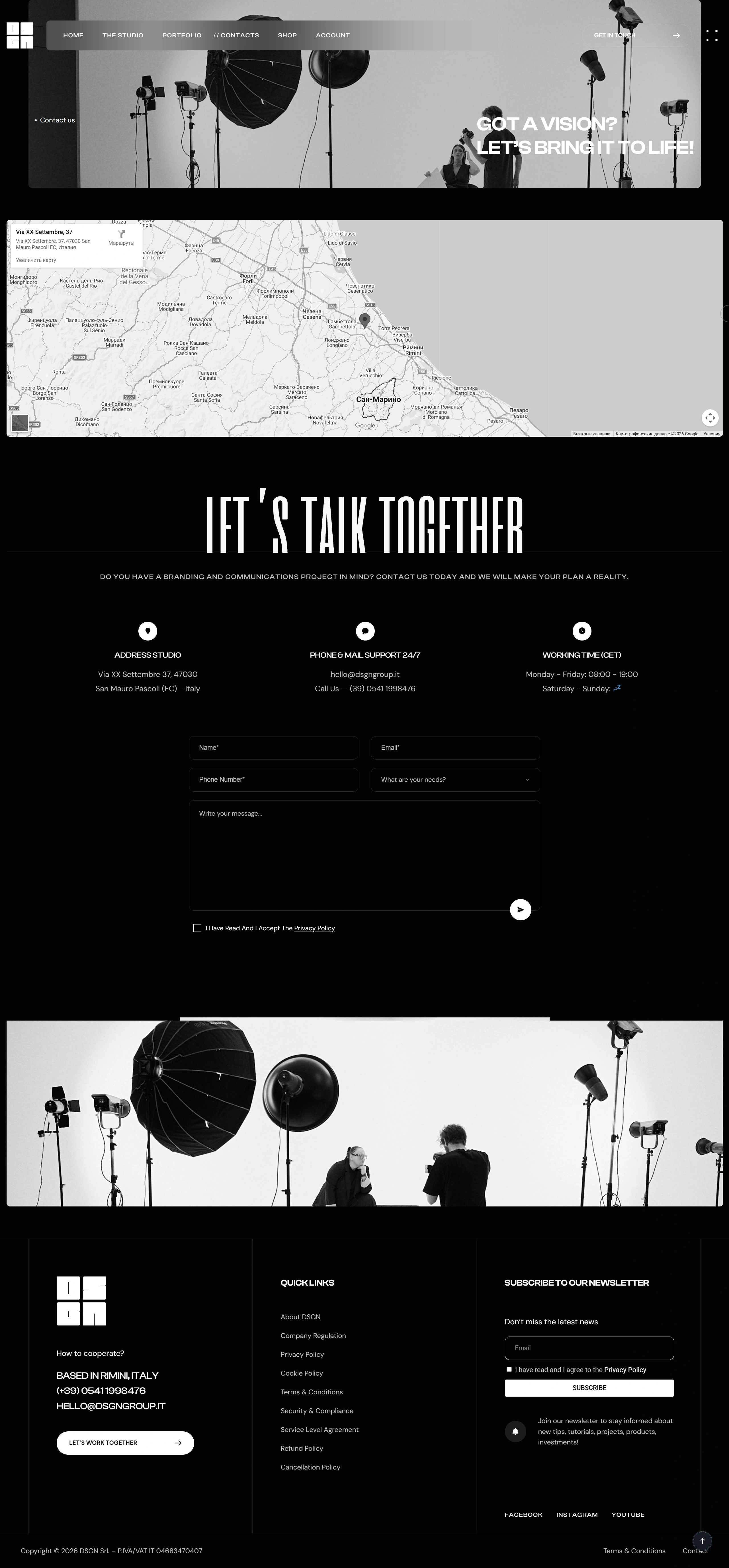 DSGN Group Контакты DSGN Group, тематика — Дизайн, цвета — Белый, Черный, Серый, стиль — Корпоративный, Минимализм, типографика — Без засечек, Декоративные