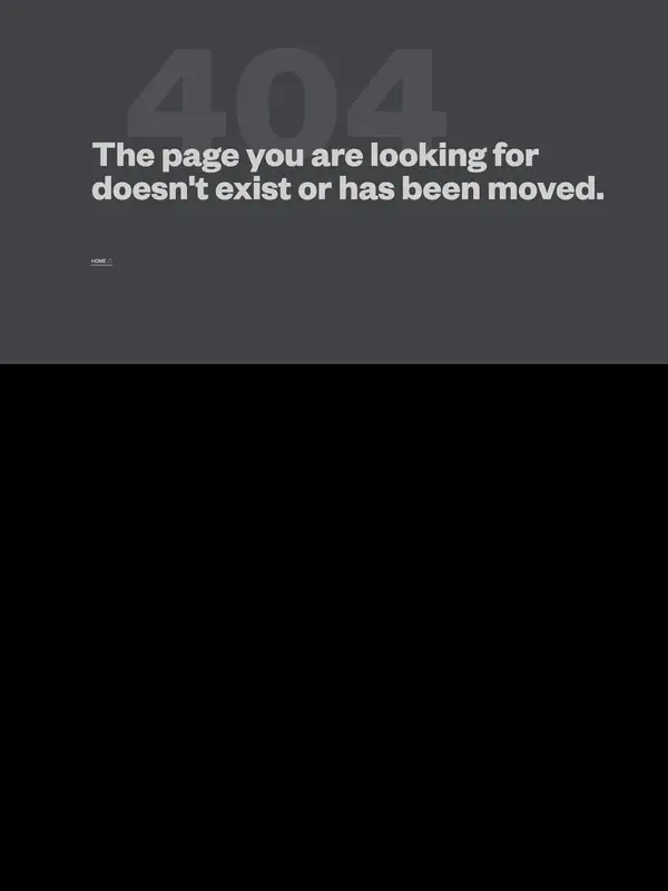 404-страница Ujet, тематика — IT и программное обеспечение, цвета — Черный, Серый, стиль — Минимализм, типографика — Без засечек