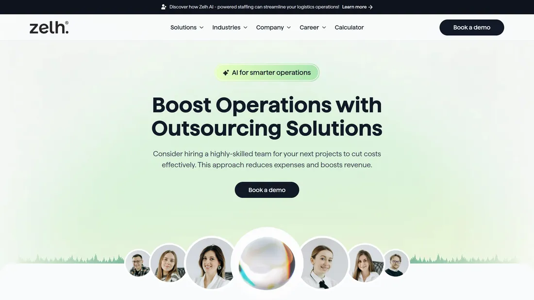 Секция «Призыв к действию» с сайта https://zelh.com/, тематика — Бизнес и профессиональные услуги, цвета — Белый, стиль — Корпоративный, Минимализм, типографика — Без засечек