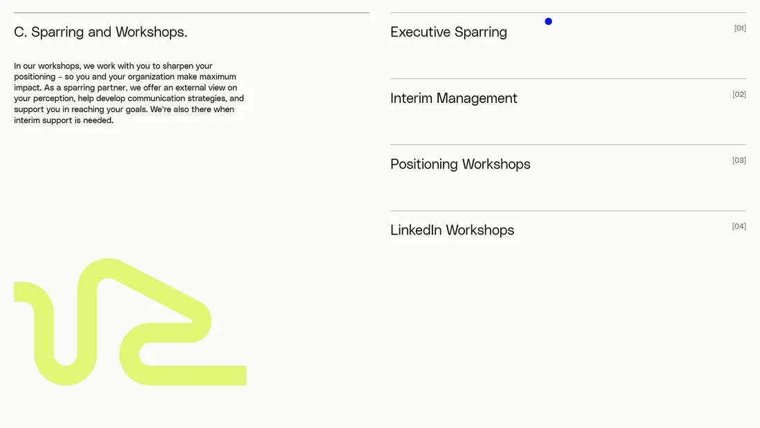 Секция «Услуги» с сайта https://rubicom.ch/en/, тематика — Бизнес и профессиональные услуги, цвета — Белый, стиль — Корпоративный, Минимализм, типографика — Без засечек